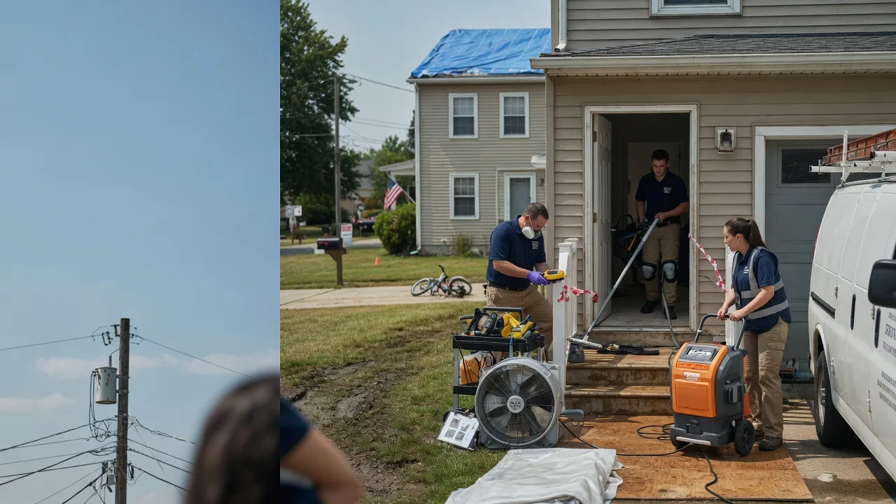 Water Damage Repair in North Lewisburg, OH near me
